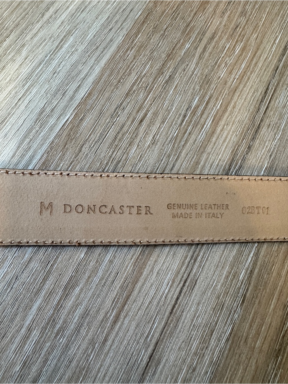 Doncaster Brown Croc Embossed Patent Leather Belt Made in Italy Size 31 - Picture 4 of 6